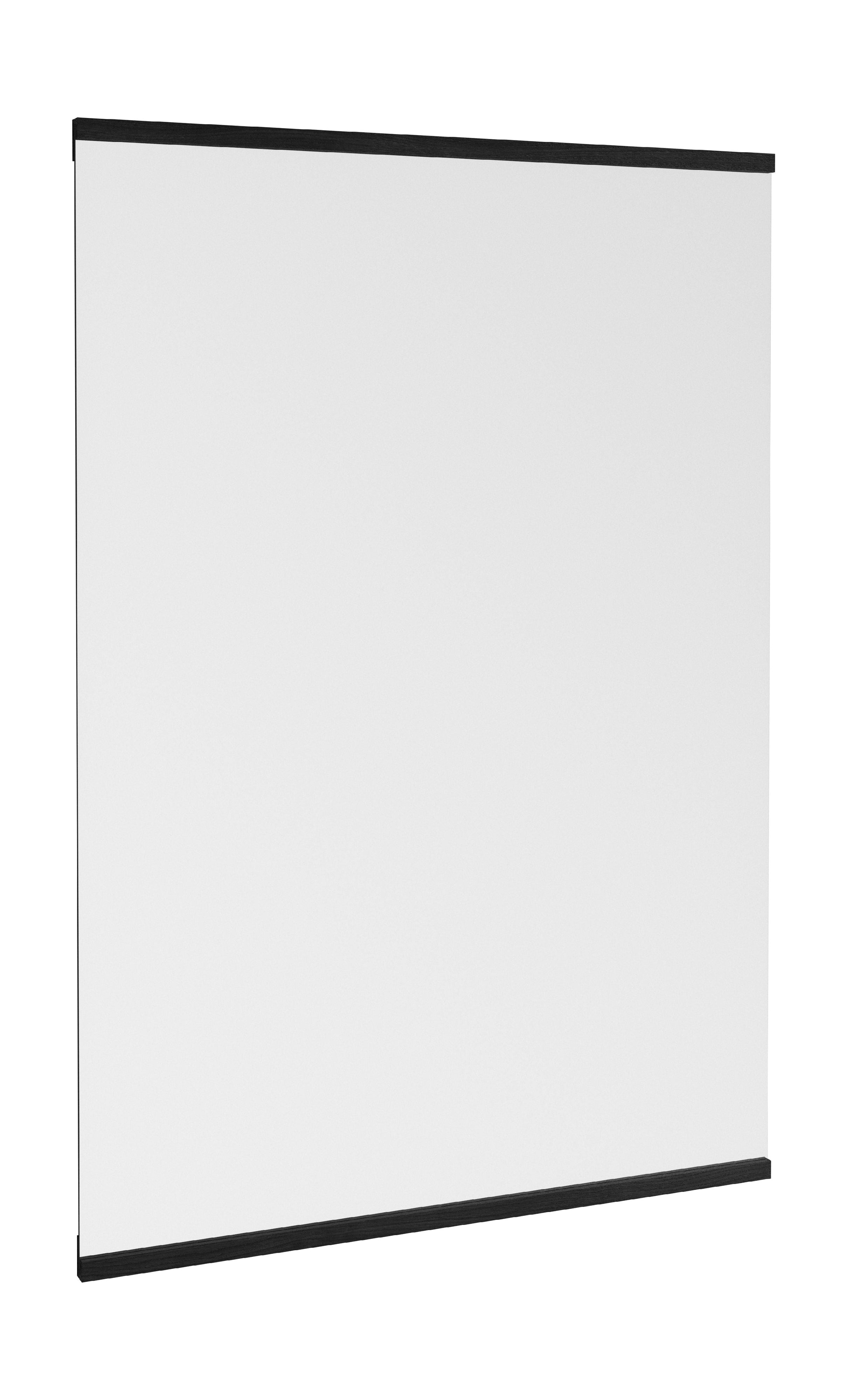 Specchio da parete rettangolare Moebe 101,8x70 cm, nero