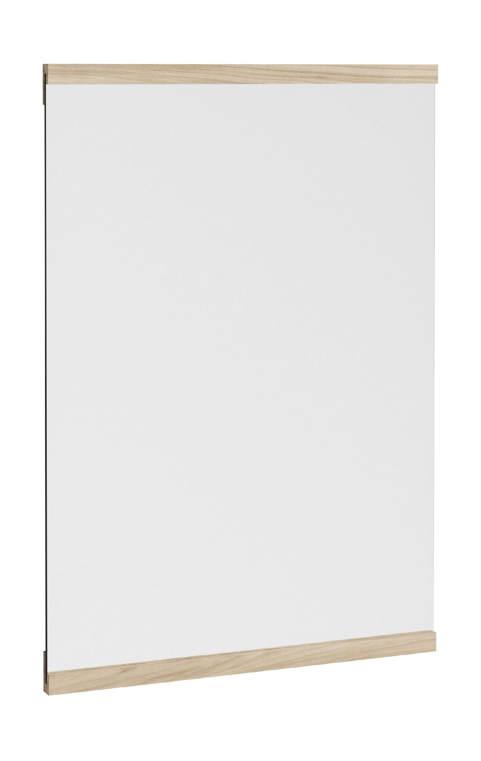 Moebe rektangulær veggspeil 43,3x30 cm, aske