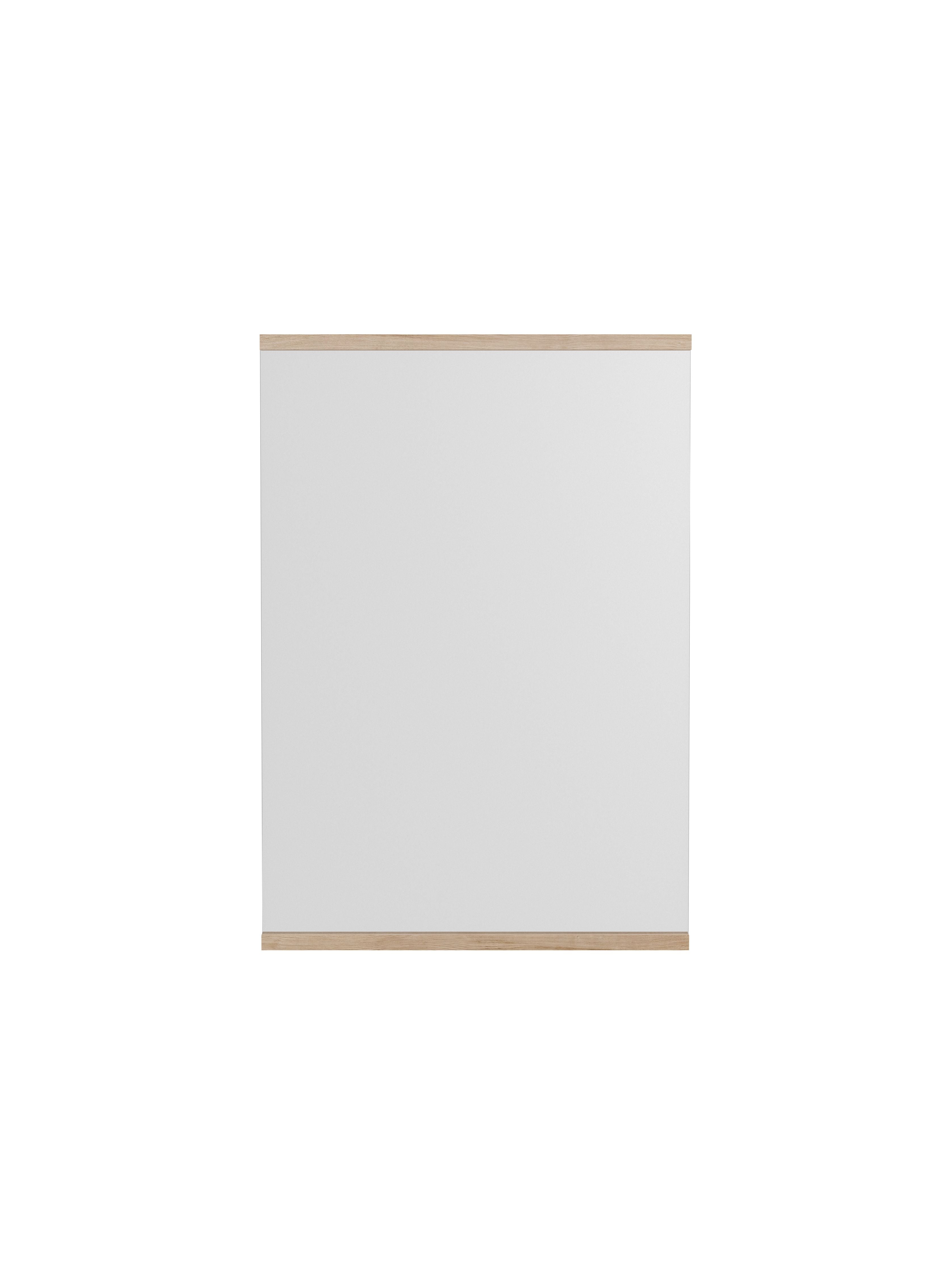 Espejo de pared rectangular de Moebe 71,9x50 cm, roble
