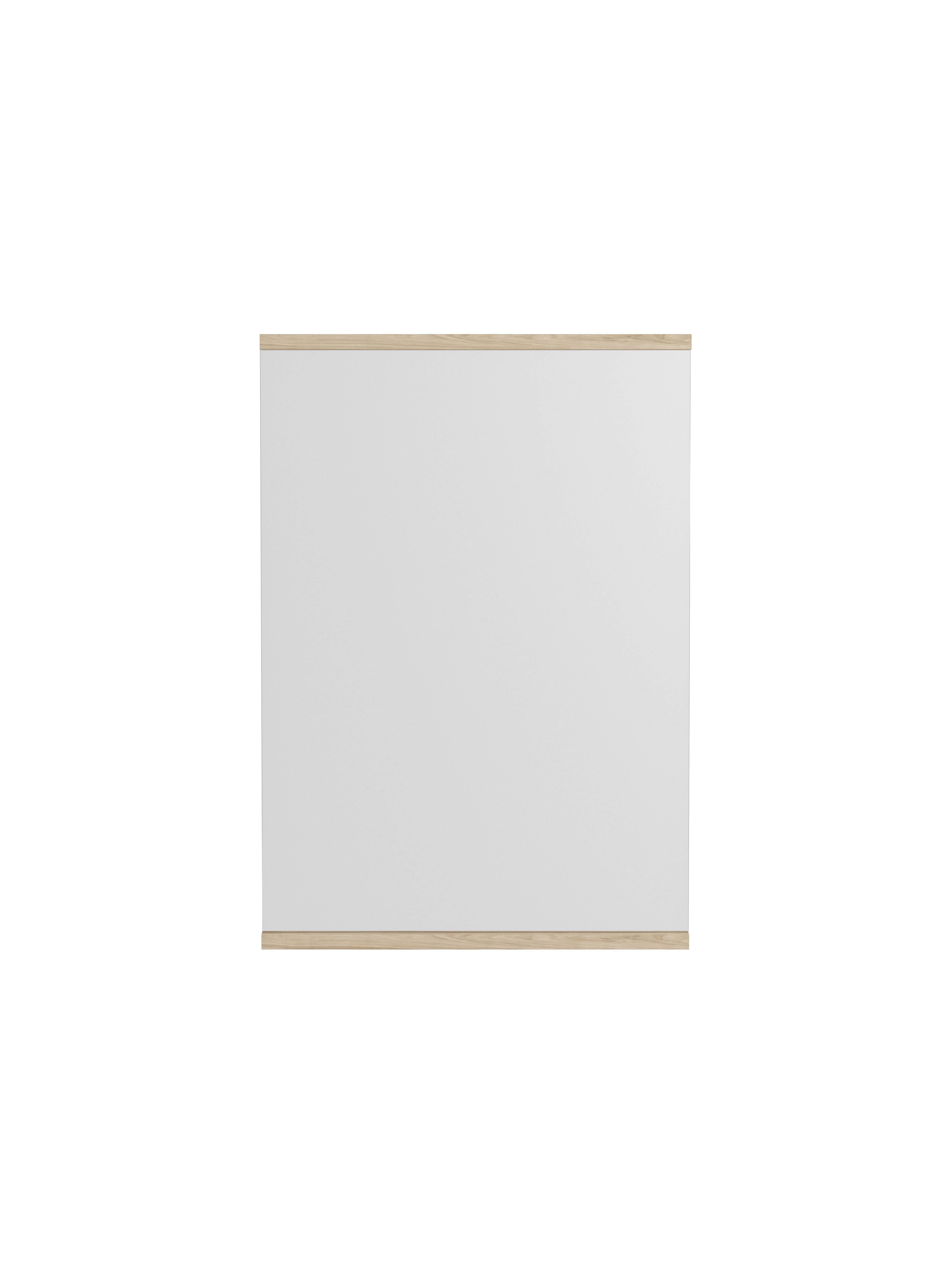 Specchio da parete rettangolare Moebe 71.9x50 cm, cenere