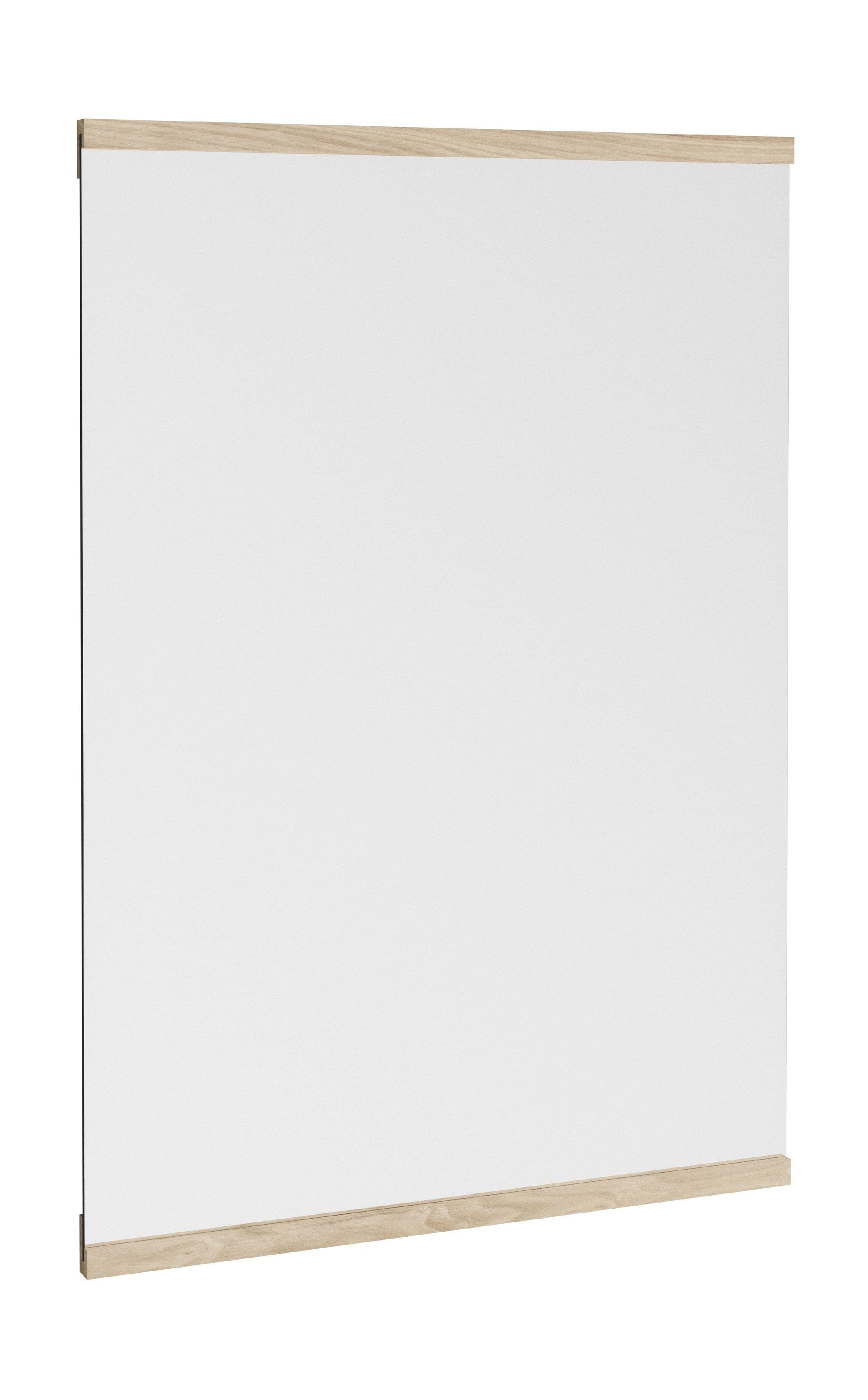 Specchio da parete rettangolare Moebe 71.9x50 cm, cenere