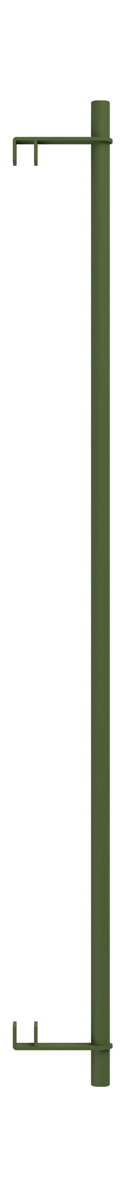 Moebe Hyllsystem/vägghyllkläder bar 85 cm, tallgrön