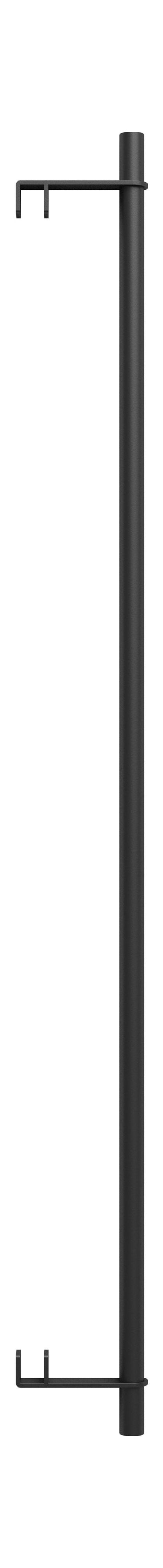 Moebe Splingsysteem/muurplanken kledingbar 85 cm, zwart