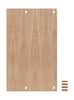 Sistema di scaffalature Moebe/scaffalatura a muro 85 cm, quercia
