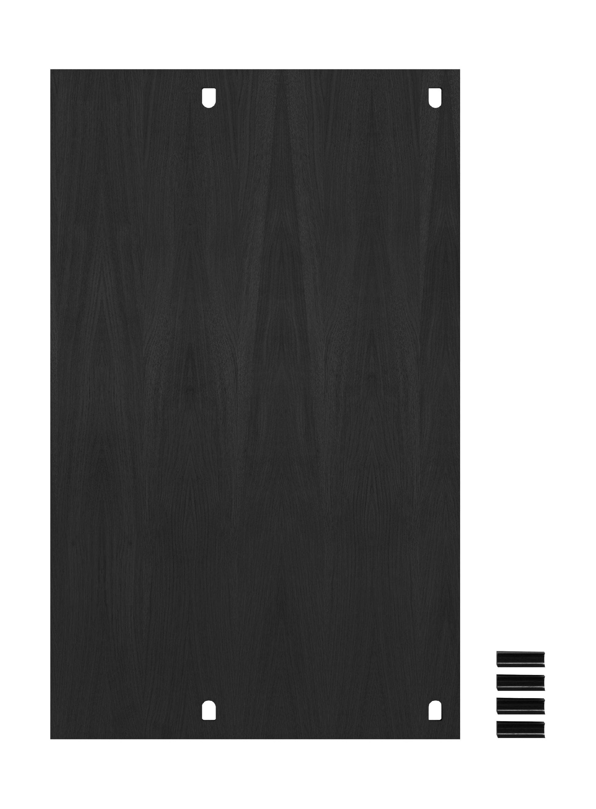 Moebe Spling System/Wall Shelving Desk 85 cm, zwart