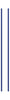 Moebe Regalsystem/Wandregalbein 115 cm tiefblau, 2 Set von 2