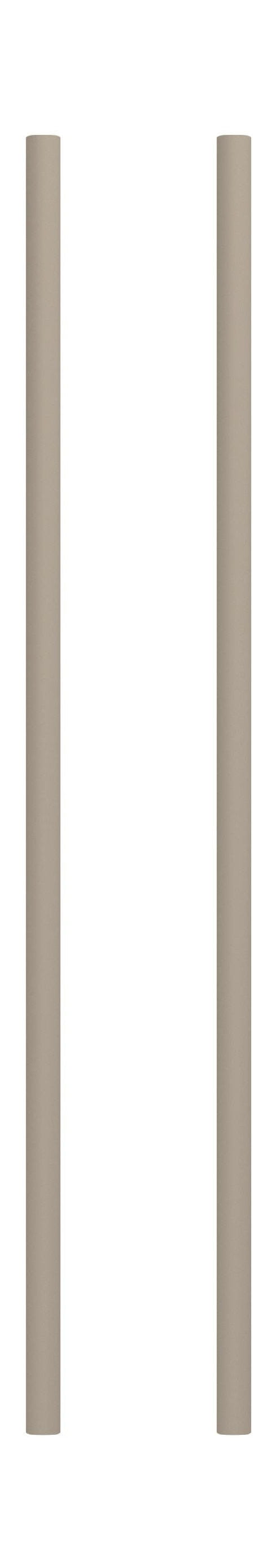 Moebe Regalsystem/Wandregalbein 65 cm, warmes Grau