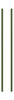 Moebe Système de étagères / étagères murales jambe 85 cm de pin vert, ensemble de 2