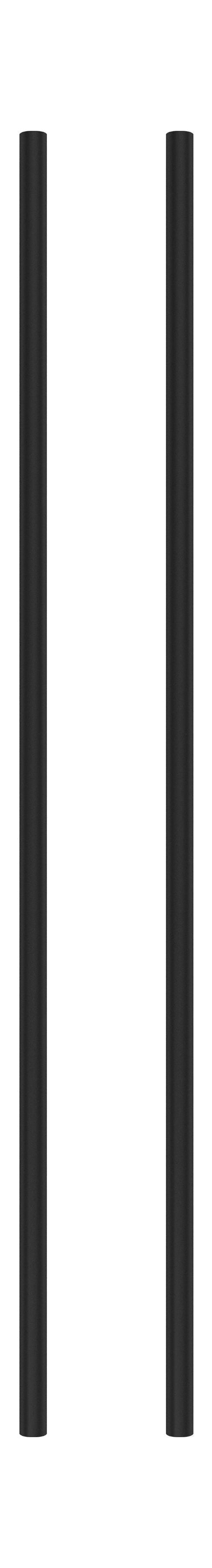 Moebe Hyllyjärjestelmä/seinähyllyt jalka 85 cm musta, 2 -sarja