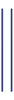 Moebe Regalsystem/Wandregalbein 85 cm tiefblau, 2 Set von 2