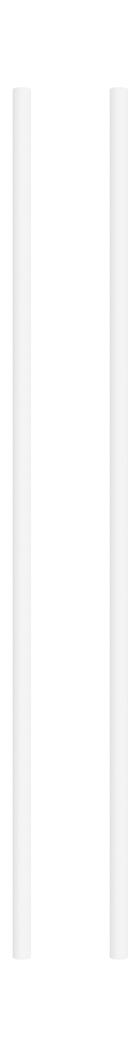 Moebe Hyllyjärjestelmä/seinähyllyt jalka 85 cm valkoinen, 2 sarja