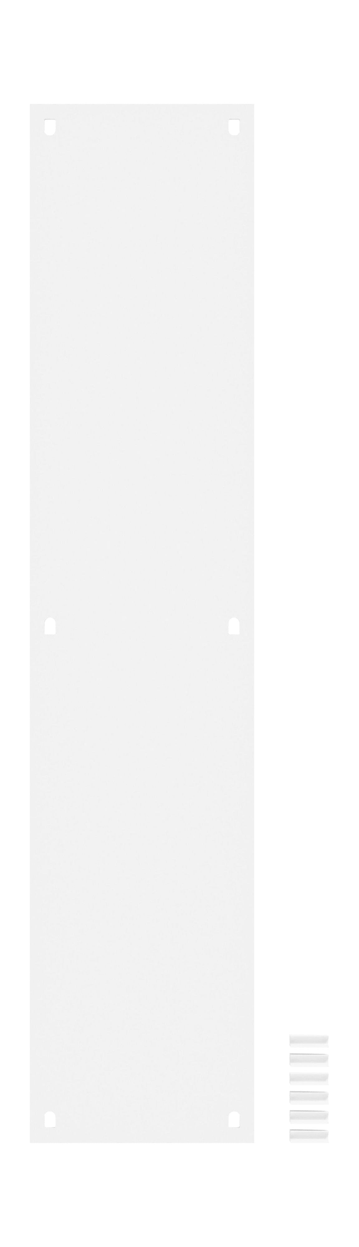 Sistema de estantería Moebe/estante de estantería de pared 162x35 cm, blanco
