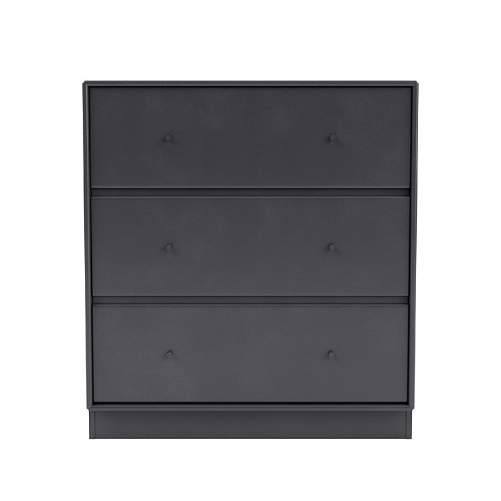 Montana Carry Dresser con zócalo de 7 cm, carbón negro