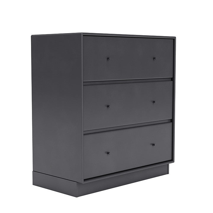 Montana draagt ​​dressoir met 7 cm plint, kolenzwart