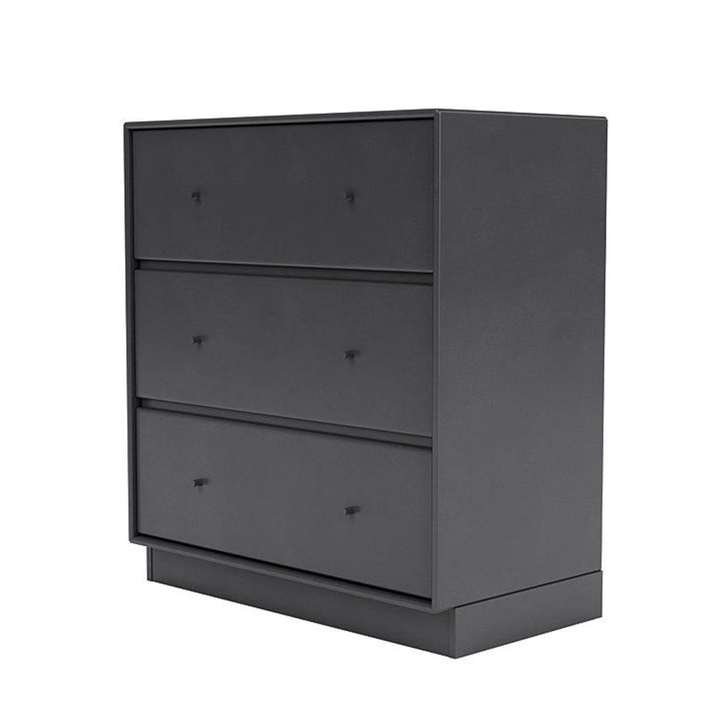 Montana Carry Dresser con zócalo de 7 cm, carbón negro