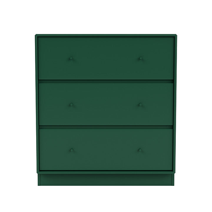 Montana Carry Dresser con zócalo de 7 cm, Pine Green