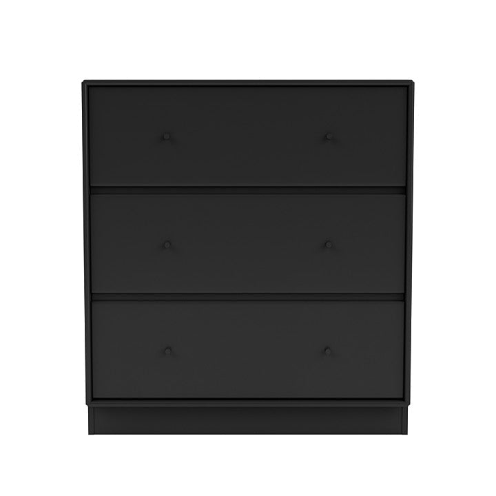 Montana Carry Dresser con zócalo de 7 cm, negro
