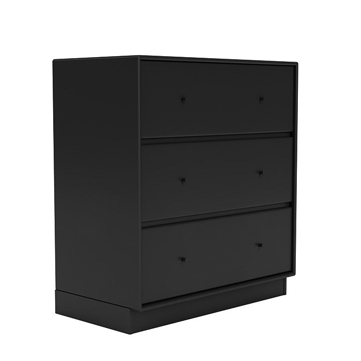 Montana Carry Dresser con zócalo de 7 cm, negro
