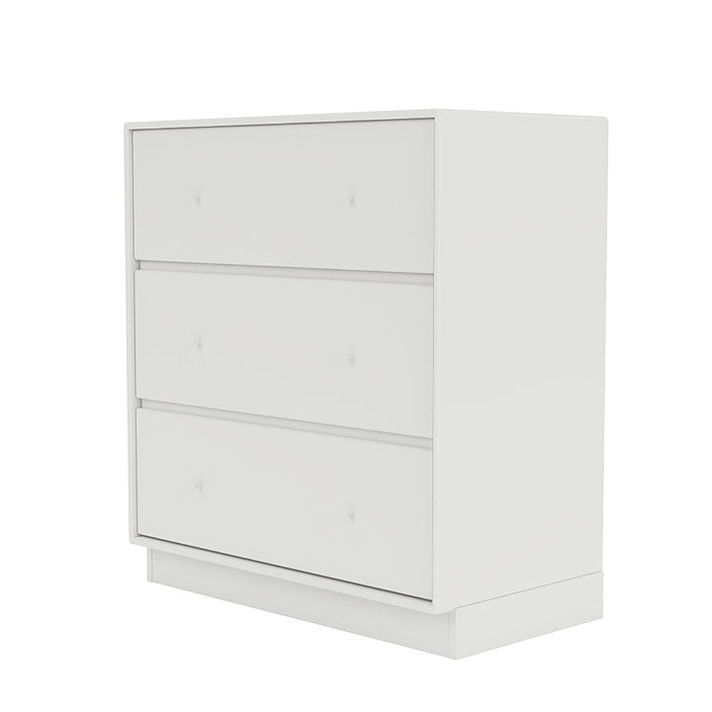 Montana Carry Dresser con zócalo de 7 cm, blanco