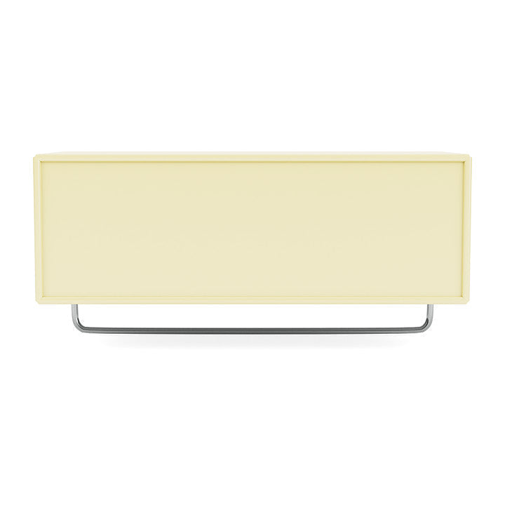 Montana Coat Shelf With Clothes Rack, Chamomile Yellow