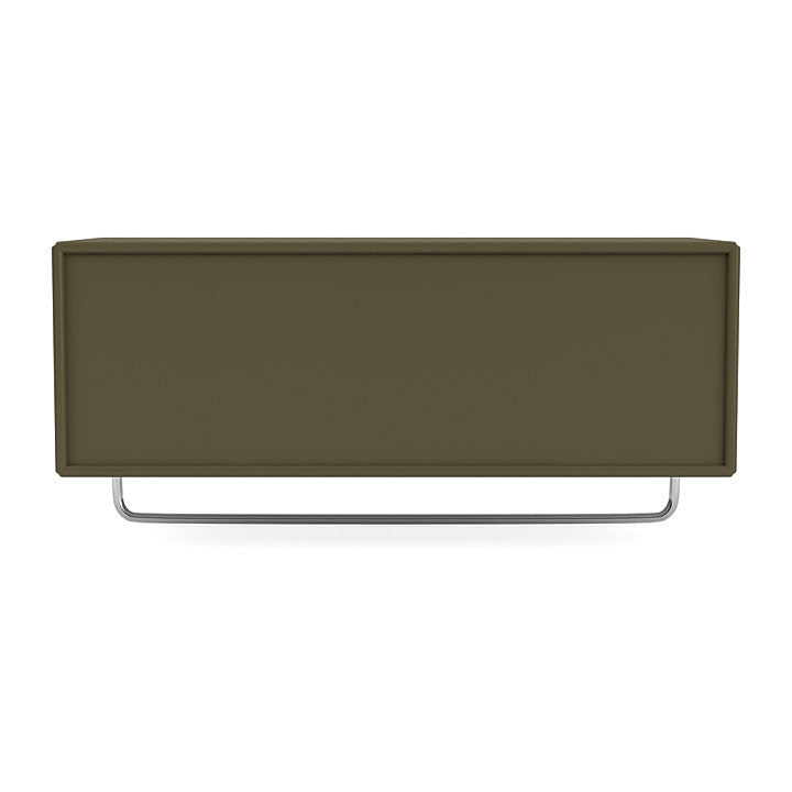 Montana Coat Shelf With Clothes Rack, Oregano Green