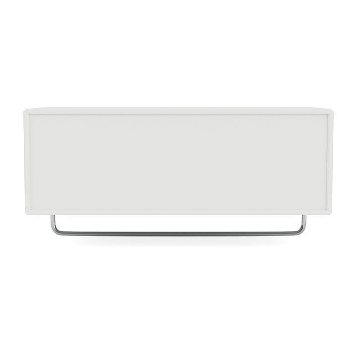 Montana Coat Shelf With Clothes Rack, White