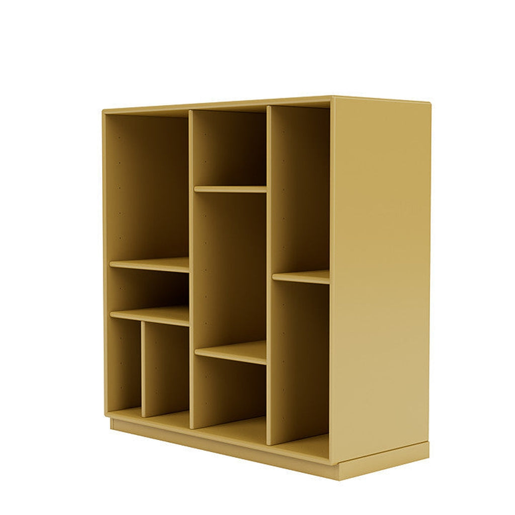 Montana Compile Decorative Shelf With 3 Cm Plinth, Cumin Yellow