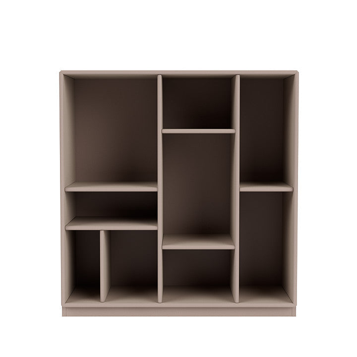 Montana Compile Decorative Shelf mit 3 cm Sockel, Pilzbraun