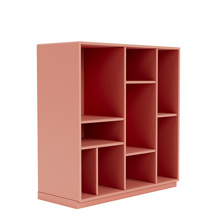 Montana Compile Decorative Shelf mit 3 cm Sockel, Rhabarberrot