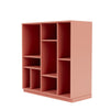 Montana Compile Decorative Shelf With 3 Cm Plinth Rhubarb Red