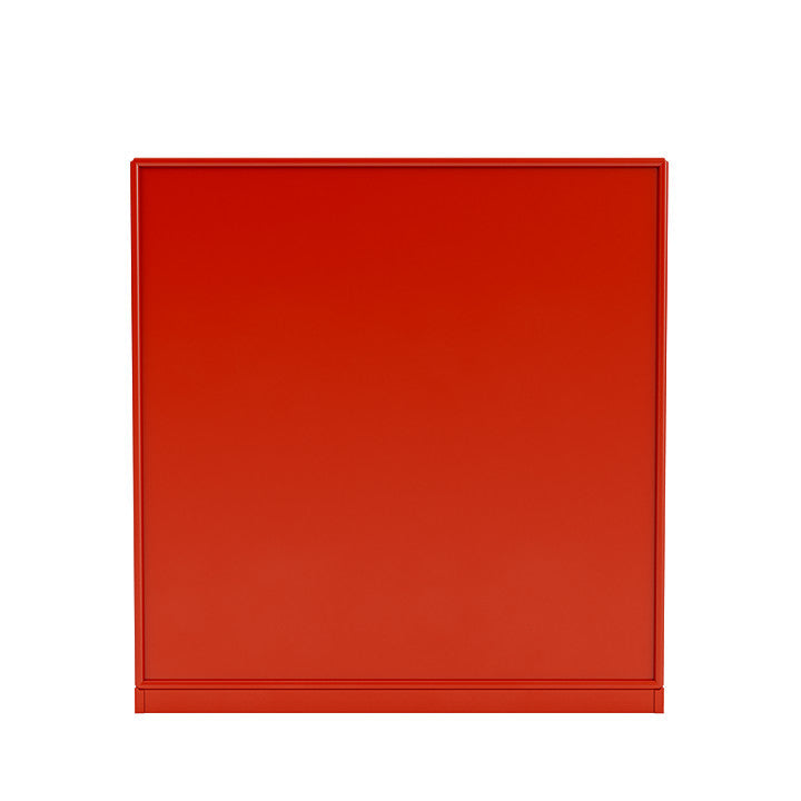 Montana kompilerer dekorativ hylde med 3 cm sokkel, rosehip rød