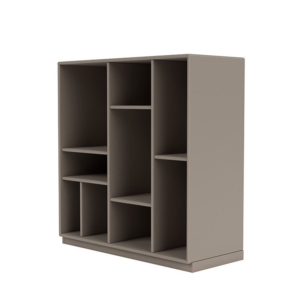 Montana Compile Decorative Shelf With 3 Cm Plinth, Truffle Grey