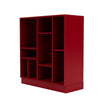 Montana Compile Decorative Shelf With 7 Cm Plinth Beetroot Red