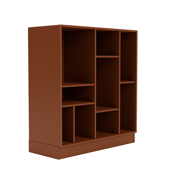 Montana Compile Decorative Shelf mit 7 cm Sockel, Haselnussbraun