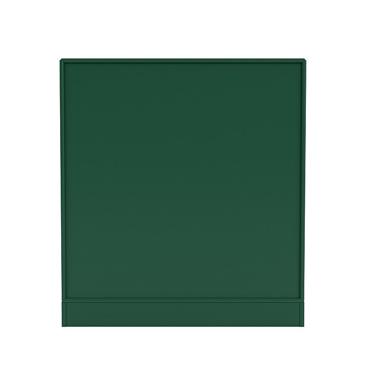 Montana compilar estante decorativo con zócalo de 7 cm, verde de pino