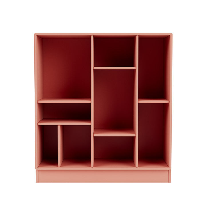 Montana Compilare lo scaffale decorativo con 7 cm Plinth, rosso rabarbaro