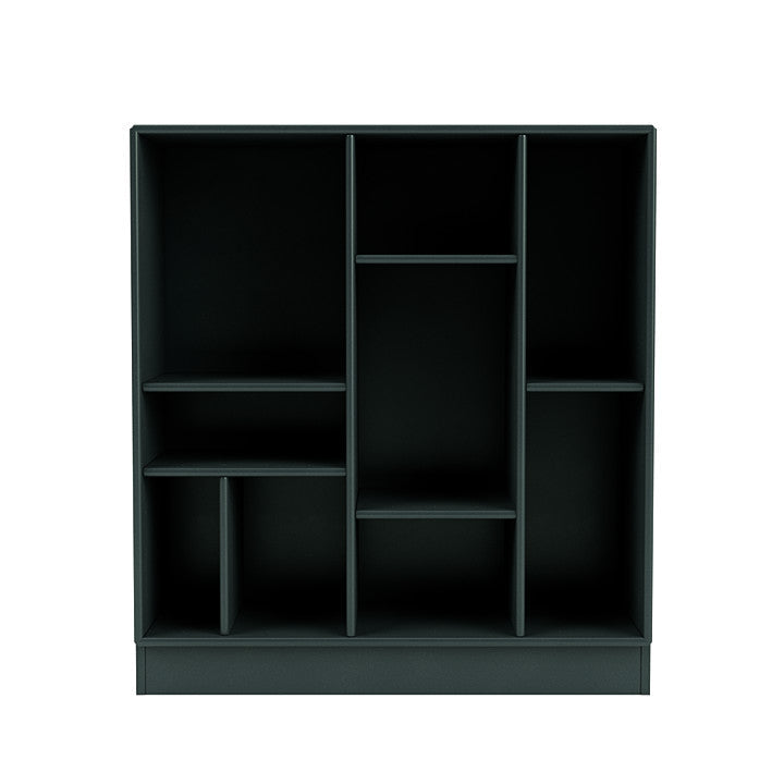 Montana Compile Decorative Shelf With 7 Cm Plinth, Black Jade