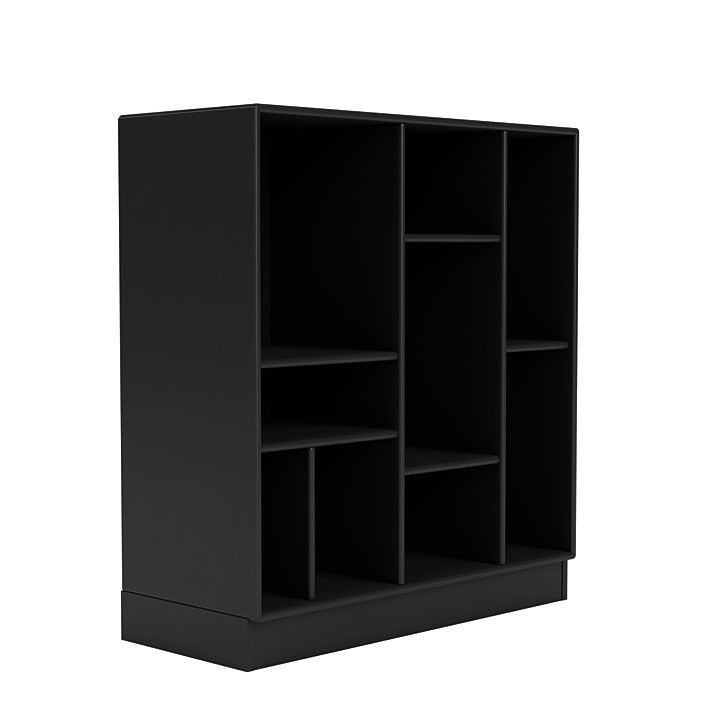 Montana Compile Decorative Shelf With 7 Cm Plinth, Black
