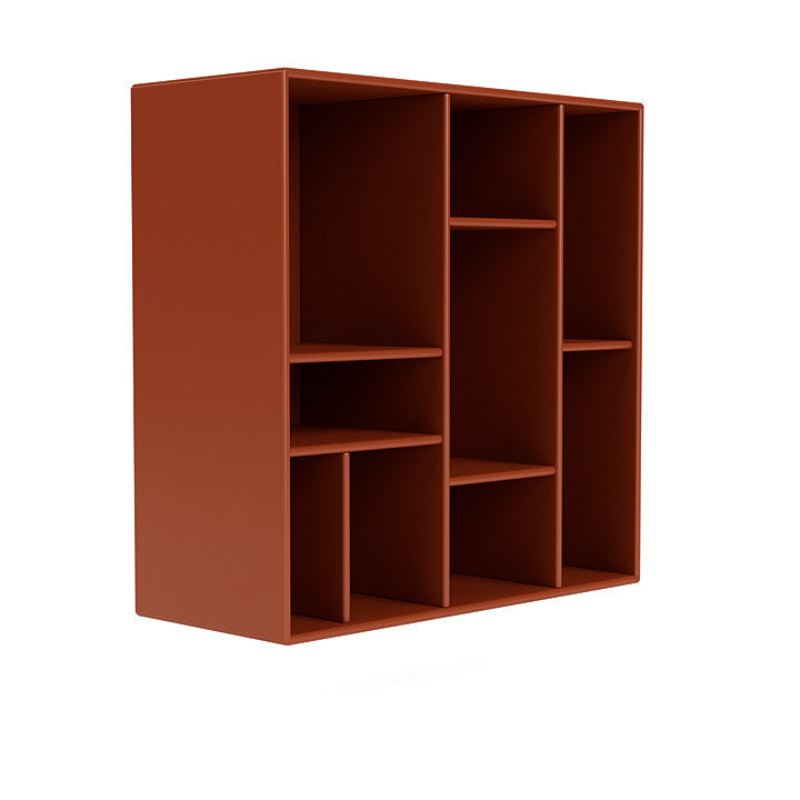 Montana Compile Decorative Shelf With Suspension Rail, Hokkaido Brown