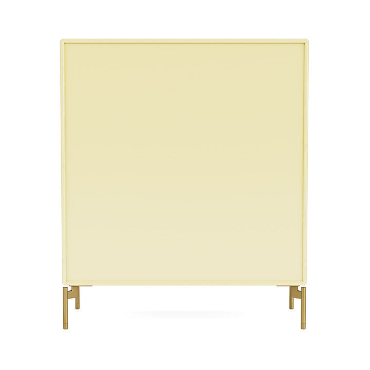 Montana Compile Decorative Shelf With Legs, Camomile/Brass