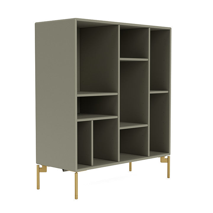 Montana Compile Decorative Shelf With Legs, Fennel/Brass