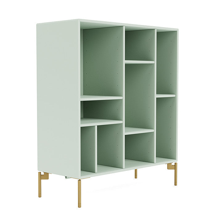 Montana Compile Decorative Shelf With Legs, Mist/Brass