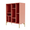 Montana Compile Decorative Shelf With Legs Rhubarb/Brass