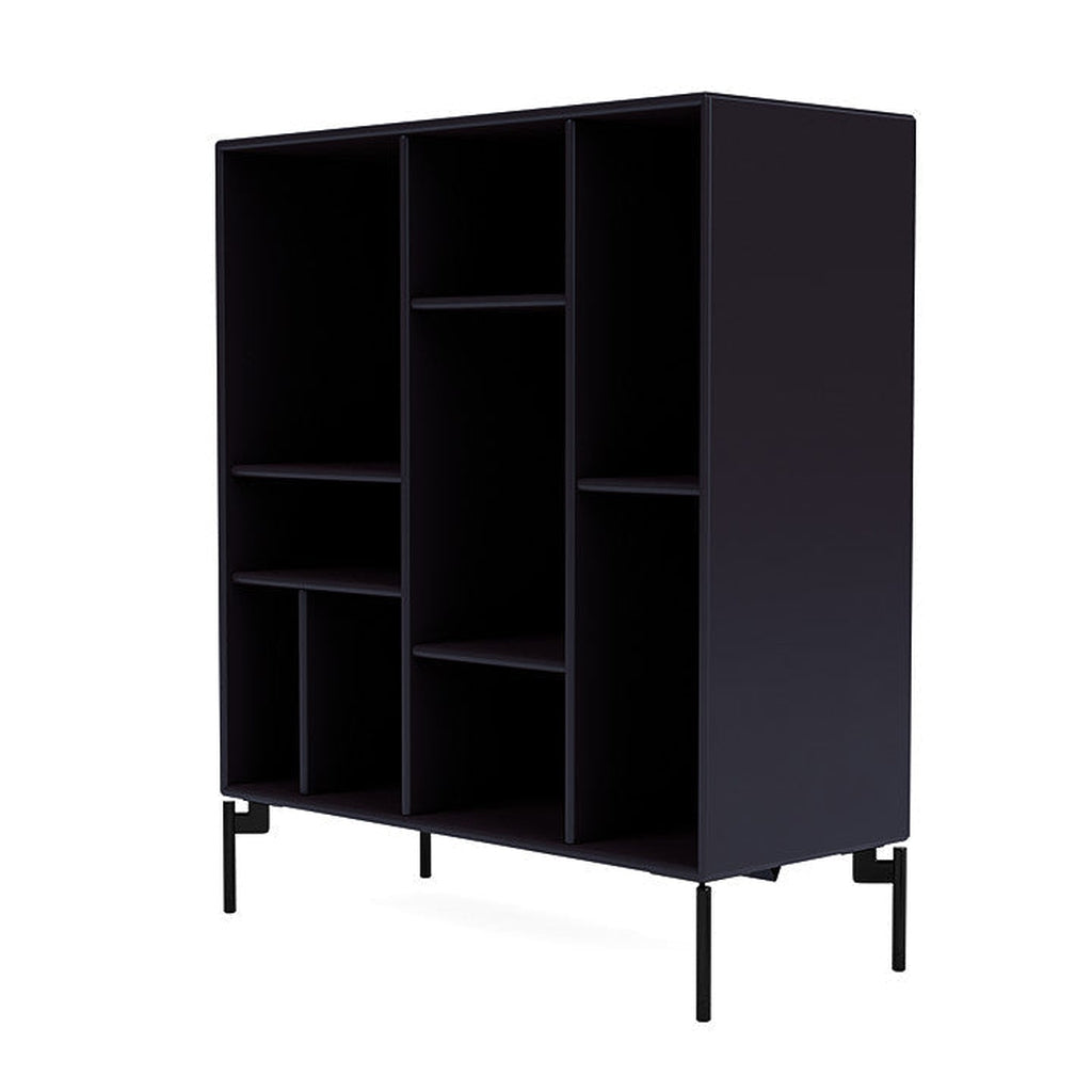 Montana Compile Decorative Shelf With Legs, Shadow/Black