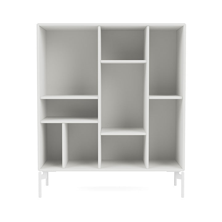 Montana Compile Decorative Shelf With Legs, White/Snow White