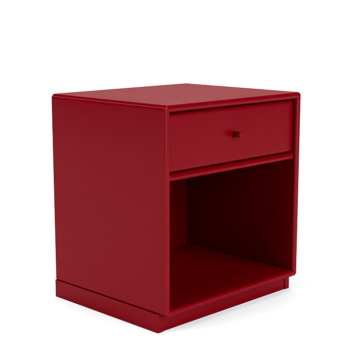 Montana Dream Nachttisch mit 3 cm Sockel, Rote Beete rot