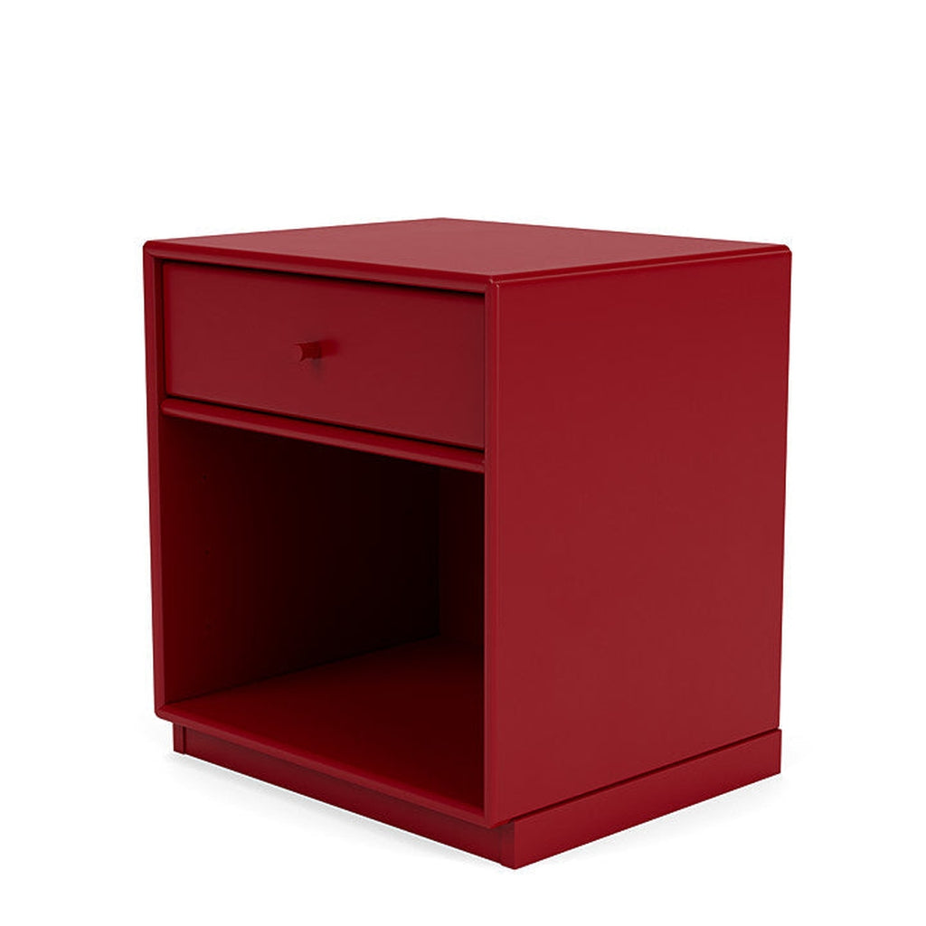 Montana Dream Nightand avec un socle de 3 cm, rouge betterave