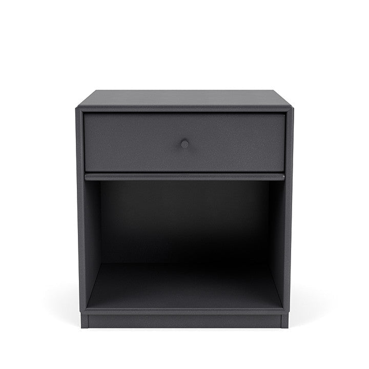 Montana Dream Nightand avec du socle de 3 cm, noir de carbone