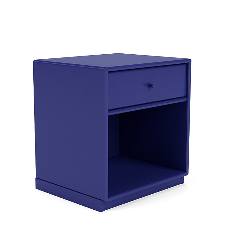 Montana Dream Nightstand With 3 Cm Plinth, Monarch Blue