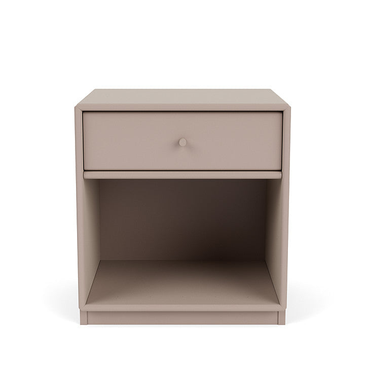 Montana Dream Nightstand með 3 cm sökkli, sveppir brúnir